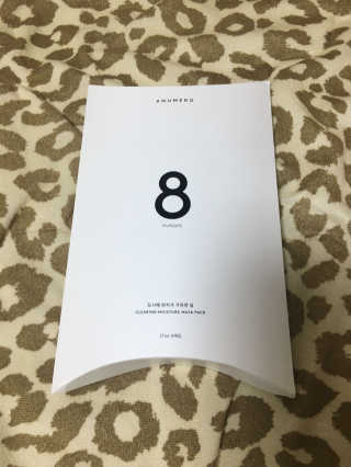 누메로 8 클리어링 모이스처 마스크팩 — 3.5점을 준 리뷰어가 2016년 12월 올린 사용 사진