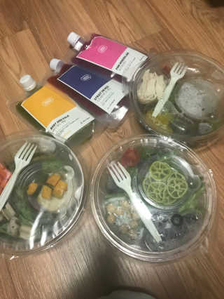 마샐미쿡 하루만에 끝내는 원데이 디톡스 패키지 — 3.5점을 준 리뷰어가 2018년 2월 올린 사용 사진