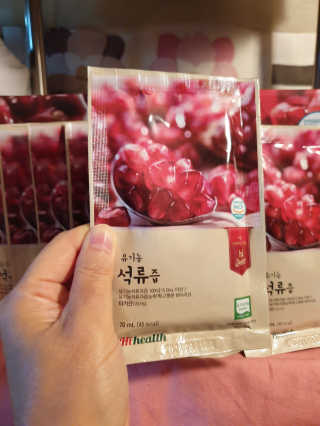 [하이헬스] 정말 진하고 맛있는 유기농 석류즙 30포 — 5점을 준 리뷰어가 2019년 11월 올린 사용 사진