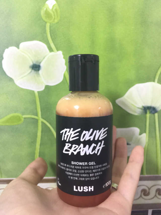 러쉬 샤워젤 올리브 브랜치 100g 리뷰 사진