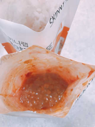 스키니랩 곤약리조또 3종 — 5점을 준 리뷰어가 2019년 3월 올린 사용 사진