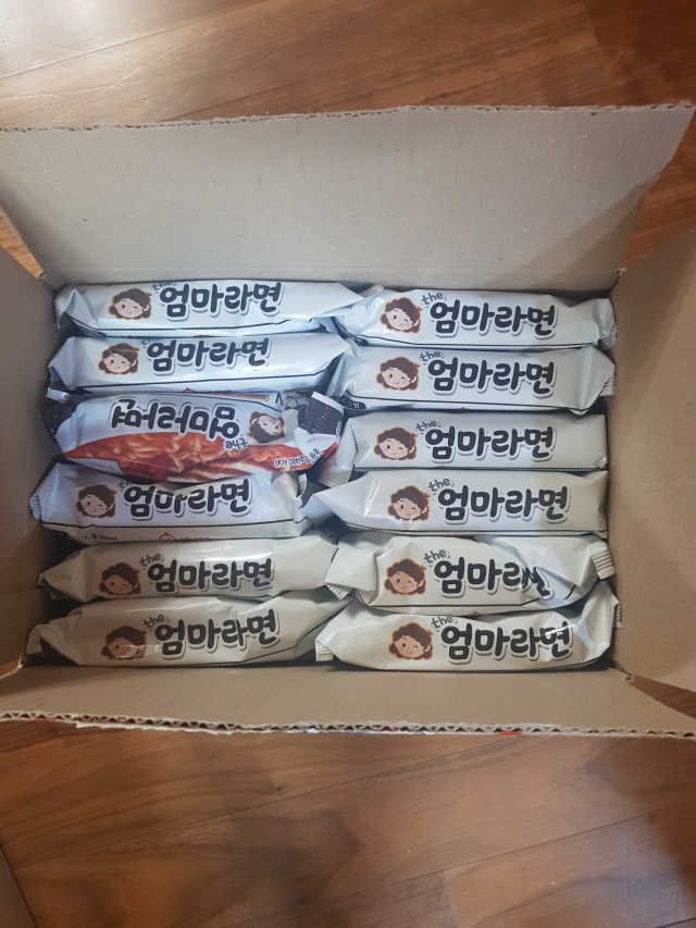 라면 그대로가 제일 맛있는 더엄마라면 리뷰 사진