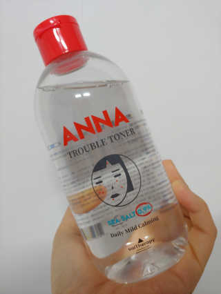 솔테라피 안나 트러블 토너 300ml — 4.5점을 준 리뷰어가 2019년 4월 올린 사용 사진