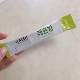 티젠 레몬밤 + 마이보틀 — 5점을 준 리뷰어가 2018년 7월 올린 사용 사진
