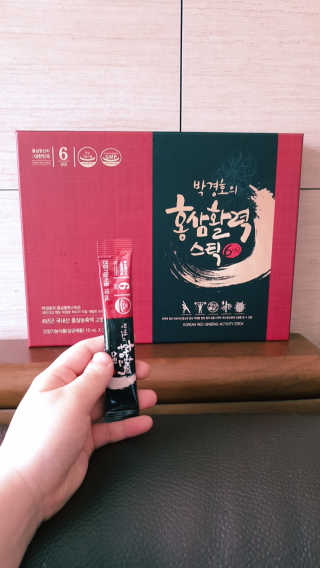 메이준뉴트리 박경호의 홍삼활력스틱 10ml x 30포 — 5점을 준 리뷰어가 2020년 2월 올린 사용 사진