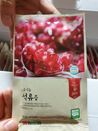 [하이헬스] 정말 진하고 맛있는 유기농 석류즙 30포 — 5점을 준 리뷰어가 2019년 11월 올린 사용 사진