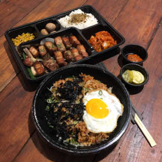 [오스테끼]마약삼겹+김치볶음밥or마약삼겹+제육볶음 — 5점을 준 리뷰어가 2019년 5월 올린 사용 사진