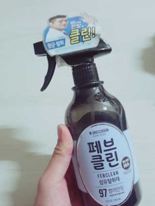 더블유드레스룸 페브클린 500ml — 4.67점을 준 리뷰어가 2018년 8월 올린 사용 사진
