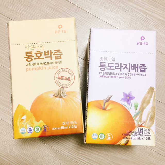 [GS달리살다] 환절기에 좋은 도라지배즙,호박즙 20포 리뷰 사진