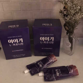 오엔엘 아이가 L-카르니틴 2박스 — 5점을 준 리뷰어가 2019년 3월 올린 사용 사진