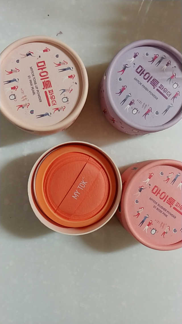마이톡 파우더 4종 세트 리뷰 사진