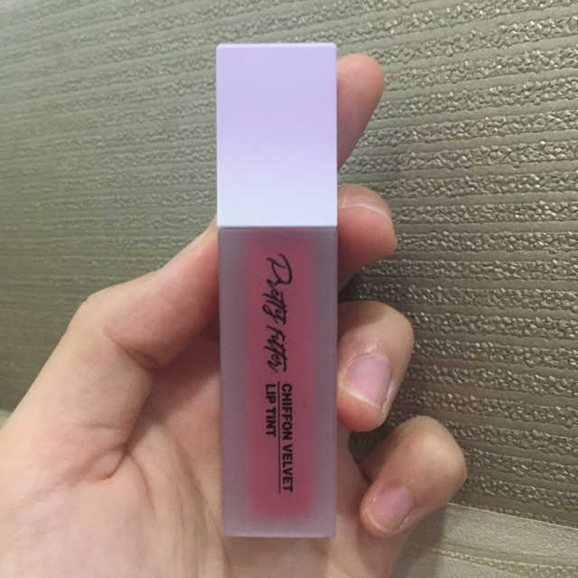 프리티필터 쉬폰 벨벳 립틴트 리뷰 사진