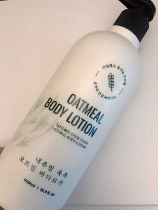 (주)에네스티 내추럴 촉촉  오트밀 바디로션 500ml — 5점을 준 리뷰어가 2020년 3월 올린 사용 사진