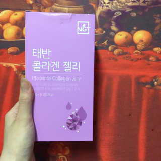 네츄럴굿띵스 태반 콜라겐 젤리 15포 — 3점을 준 리뷰어가 2019년 6월 올린 사용 사진