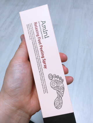 아미니 릴렉싱 풋 필링 스프레이 — 5점을 준 리뷰어가 2019년 4월 올린 사용 사진