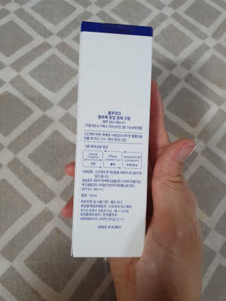 [룰루앤코] 블루톡 톤업 광채 크림 — 5점을 준 리뷰어가 2020년 2월 올린 사용 사진