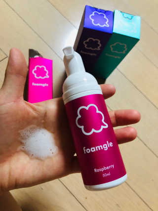 폼글 I foamgle [폼글] 거품가글 50ml 3종 - 민트, 라벤더, 라즈베리 — 5점을 준 리뷰어가 2019년 11월 올린 사용 사진