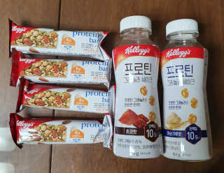 켈로그 프로틴바 멀티팩+프로틴 그래놀라 쉐이크 2종 — 5점을 준 리뷰어가 2020년 1월 올린 사용 사진