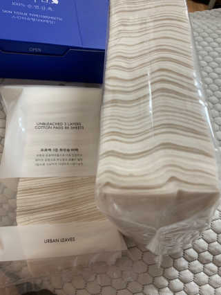 어반리브즈 프리미엄 화장솜 트라이얼 SET — 5점을 준 리뷰어가 2019년 8월 올린 사용 사진
