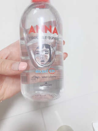 솔테라피 안나 트러블 토너 300ml — 5점을 준 리뷰어가 2019년 6월 올린 사용 사진