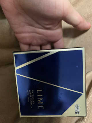 라임코스메틱 V 콜라겐 앰플 쿠션 — 1점을 준 리뷰어가 2019년 12월 올린 사용 사진