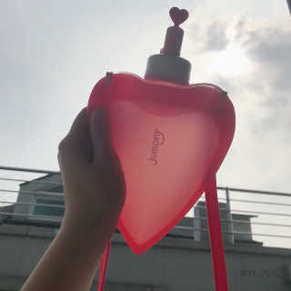 실리만 실리콘 하트 물주머니 250ml WSK 424 — 4.5점을 준 리뷰어가 2018년 3월 올린 사용 사진