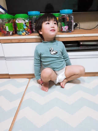 보솜이 액션핏 팬티형 — 4점을 준 리뷰어가 2019년 3월 올린 사용 사진