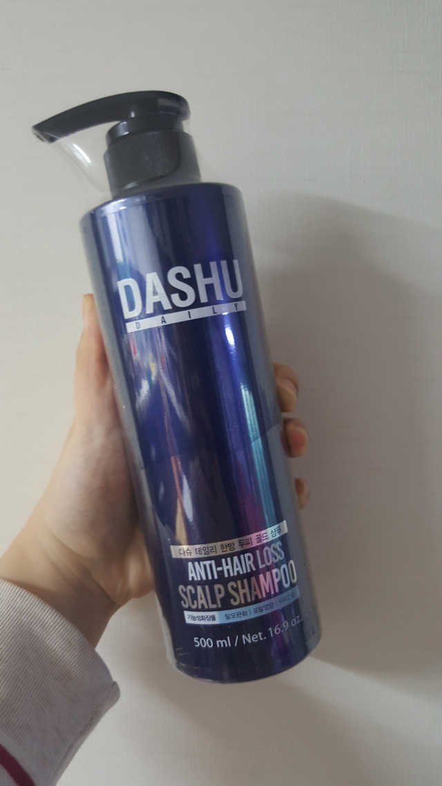 다슈 데일리 단백질 한방 두피 골드 샴푸 500ml 리뷰 사진