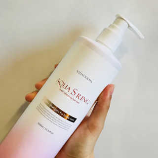아쿠아큐링 아쿠아S링 퓨어리프레싱 헤어케어 500ml — 5점을 준 리뷰어가 2018년 7월 올린 사용 사진