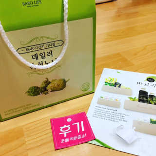 [바로푸드] 데일리 숙성노니원액 30ml x 28팩_1박스 — 4점을 준 리뷰어가 2019년 6월 올린 사용 사진