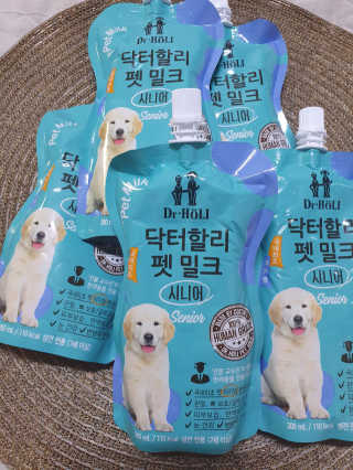 닥터할리펫밀크 8종 — 5점을 준 리뷰어가 2019년 10월 올린 사용 사진