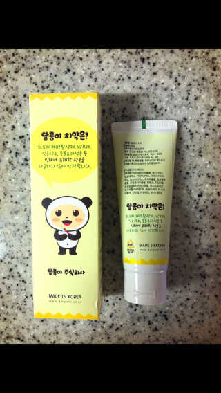 달곰이 어린이 치약+어린이 칫솔 SET — 4점을 준 리뷰어가 2017년 6월 올린 사용 사진