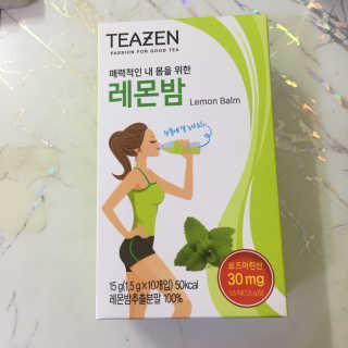 티젠 레몬밤 + 마이보틀 — 4점을 준 리뷰어가 2018년 7월 올린 사용 사진