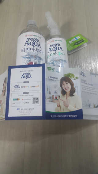 베지아쿠아 475ml + 리필 1000ml 1Set — 5점을 준 리뷰어가 2019년 11월 올린 사용 사진