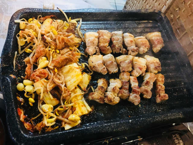 [영동식당]생고기 2인+김치찌개 or 주물럭 2인+볶음밥 리뷰 사진