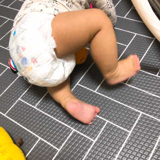 보솜이 베이비케어 팬티형 기저귀 — 5점을 준 리뷰어가 2019년 2월 올린 사용 사진