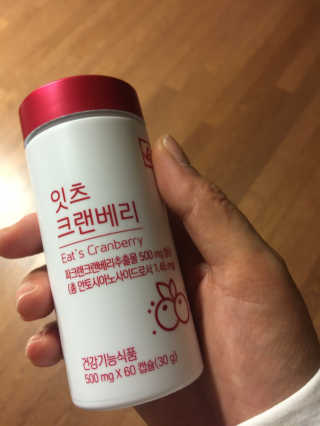 네츄럴굿띵스 잇츠 크랜베리 1병 30일분 — 5점을 준 리뷰어가 2019년 10월 올린 사용 사진