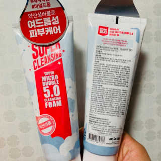 미팩토리 슈퍼 마이크로 버블 5.0 클렌징 폼 X 2EA — 4점을 준 리뷰어가 2019년 5월 올린 사용 사진