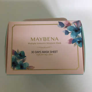 메이베나 1일 1팩 뽑아쓰는 마스크팩 — 5점을 준 리뷰어가 2019년 1월 올린 사용 사진