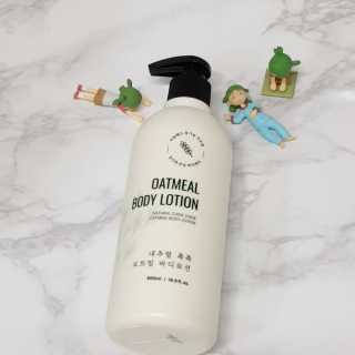 (주)에네스티 내추럴 촉촉  오트밀 바디로션 500ml — 4점을 준 리뷰어가 2019년 12월 올린 사용 사진