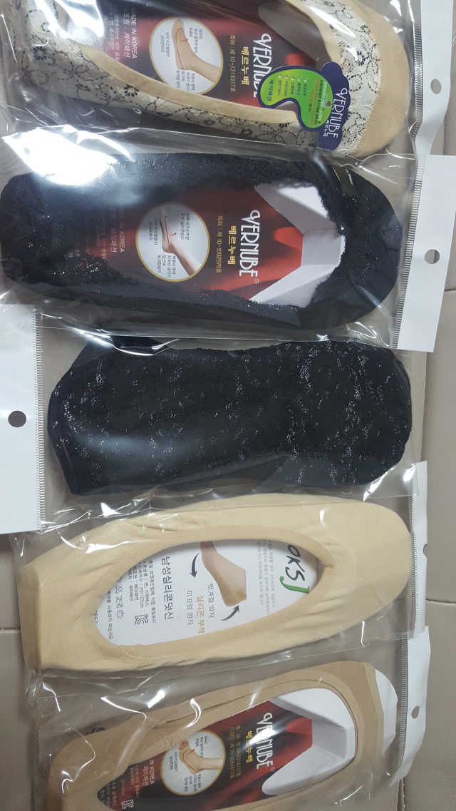 제이패션 덧신 5종 리뷰 사진