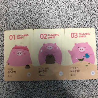 미팩토리 3단 돼지코팩 3매입 X 2 — 5점을 준 리뷰어가 2018년 2월 올린 사용 사진