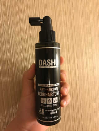 다슈코리아 다슈 안티 헤어로스 허브 헤어토닉 — 4점을 준 리뷰어가 2017년 4월 올린 사용 사진