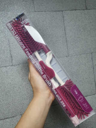 비비또 실리콘 납작모 젖병솔 3종세트 — 5점을 준 리뷰어가 2019년 8월 올린 사용 사진