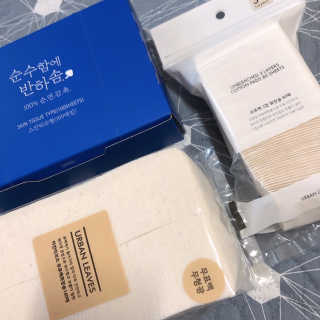 어반리브즈 프리미엄 화장솜 트라이얼 SET — 4.5점을 준 리뷰어가 2019년 8월 올린 사용 사진