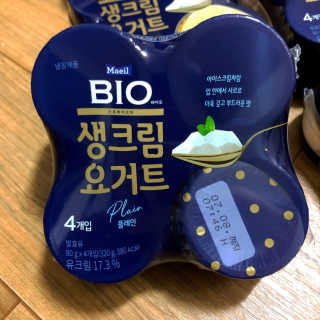 [매일 바이오] 생크림요거트 플레인 12개 + 유자 12개 — 5점을 준 리뷰어가 2019년 6월 올린 사용 사진
