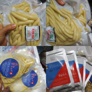 [홍코너떡볶이]옛날떡볶이 인기맛 4팩세트 — 5점을 준 리뷰어가 2019년 12월 올린 사용 사진