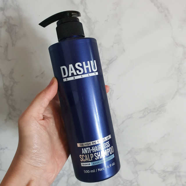 다슈 데일리 단백질 한방 두피 골드 샴푸 500ml 리뷰 사진