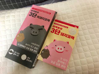 미팩토리 3단 돼지코팩 1box + 3단 흑돼지코팩 1box — 4점을 준 리뷰어가 2019년 7월 올린 사용 사진