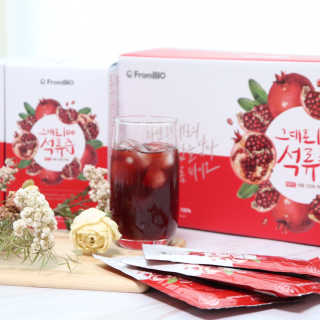 프롬바이오 오직 석류만 [그대로100 석류즙] 하루 1포로 건강하게 — 5점을 준 리뷰어가 2019년 12월 올린 사용 사진